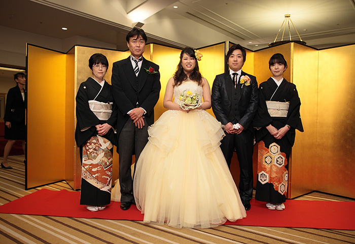 お父さん、お母さんと記念写真。<br />
あっという間に過ぎた楽しい時間でした